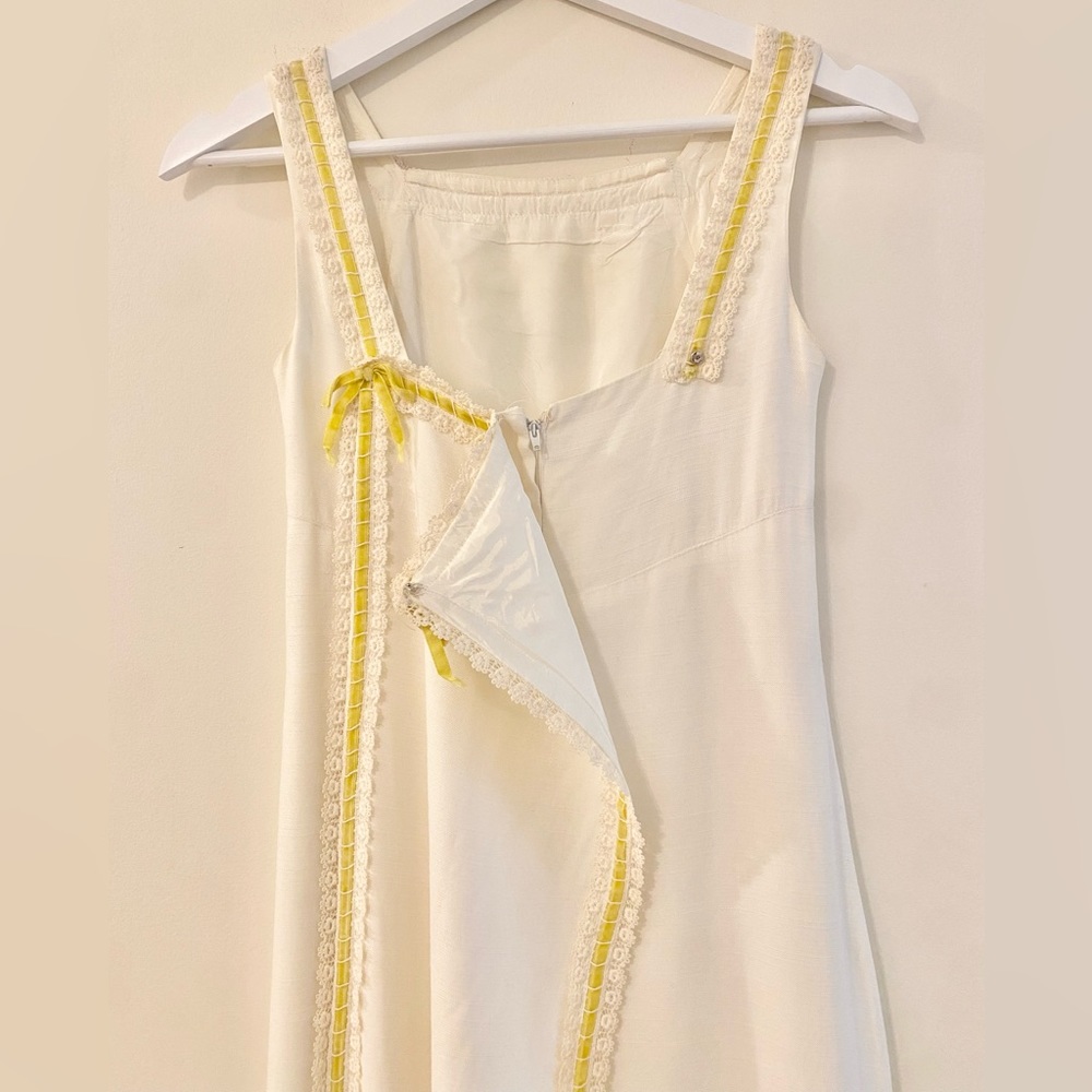 Vintage Romantic Dainty Maxi Dress; Boho Bohemian Long Dress